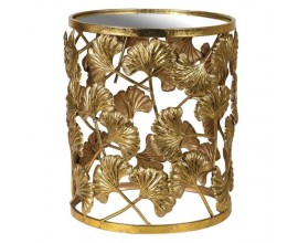 Designový kulatý příruční stolek zlaté far by Gandon 49cm