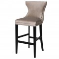 Luxusní chesterfield barová židle Linwood 115cm