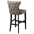 Luxusní chesterfield barová židle Linwood 115cm