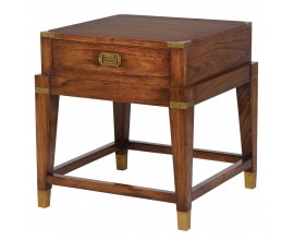 Koloniální noční stolek Dark Rich 55cm z masivu