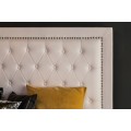 Chesterfield luxusní postel Caledonia v bílé barvě 190cm