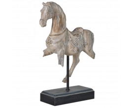 Stylová dekorace Horse Tumbleweed ve tvaru koně na podstavě 48cm