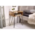 Industriální designový noční stolek Glendale 40cm