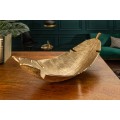 Art-deco dekoračn&iacute; m&iacute;sa Oxnard v designov&eacute;m tvaru listu s flor&aacute;ln&iacute;m motivem 62cm
