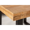 Industriální designový konferenční stolek Steele Craft z mangového dřeva čtvercového tvaru 60cm