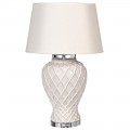 Luxusní keramická provensálská lampa Tilda bílá