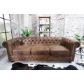 Luxusní elegantní pohovka Chesterfield 205cm