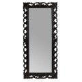 Nástěnné šatní zrcadlo NEGRO černé 180cm