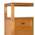 Koloniální luxusní komoda Madhu z masivního dřeva Mindi se zásuvkami a poličkou 110cm