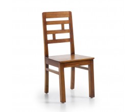 Luxusní masivní židle Ohio Flash v koloniálním stylu ze dřeva Mindi 98cm