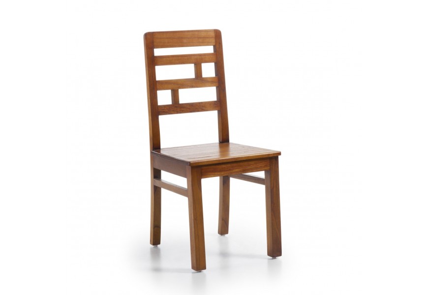 Luxusní masivní židle Ohio Flash v koloniálním stylu ze dřeva Mindi 98cm