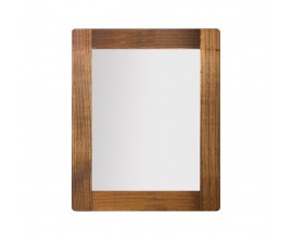 Stylové nástěnné zrcadlo Flash z masivního dřeva Mindi 100cm