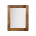 Stylové nástěnné zrcadlo Flash z masivního dřeva Mindi 100cm