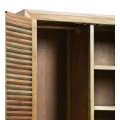 Koloniální šatní skříň Merapi z masivního dřeva Mindi 200cm