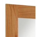 Masivní nástěnné hranaté zrcadlo Madhu s rámem ze dřeva Mindi 100cm