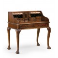 Rustikální C Chippendale psací stolek M-VINTAGE z masivního mahagonového dřeva 105cm