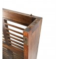 Masivní stylový kryt na radiátor Star ze dřeva Mindi 100cm