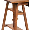 Klasický dřevěný psací stůl Star s výškově nastavitelným mechanismem 152cm