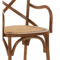 Masivní elegantní židle Star s opěrkami a čalouněním 90cm