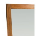 Koloniální luxusní stojící zrcadlo Star z masivního dřeva Mindi 160cm