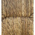 Venkovské stylové křeslo Rattan z masivního dřeva hnědé barvy 75cm