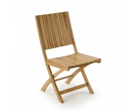 Designová židle z teakového dřeva Jardin s opěradly