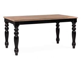 Venkovský jídelní stůl Siena z masivního dřeva Mindi 170cm