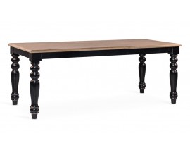 Venkovský luxusní jídelní stůl Siena z masivního dřeva Mindi 200cm