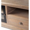 Venkovský luxusní TV stolek Siena z masivního dřeva Mindi
