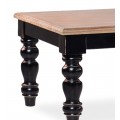 Venkovský luxusní konferenční stolek Siena z masivu 115cm