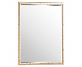 Art-deco designové nástěnné zrcadlo Trasulfa se zlatým rámem 120cm
