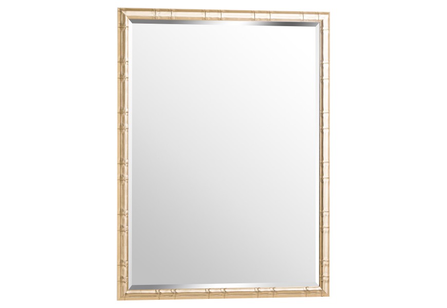Art-deco designové nástěnné zrcadlo Trasulfa se zlatým rámem 120cm