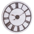 Industriální nástěnné hodiny Portada ze dřeva a kovu 68cm