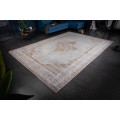 Orientální šedě-hnědý vzorovaný koberec Caubbar II s vintage efektem 350cm