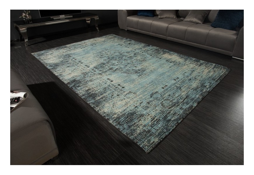 Orientální obdélníkový koberec Adassil s modrým vzorem 240cm