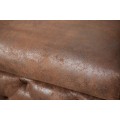 Chesterfield křeslo Modern Barock v hnědém potahu s nožičkami 70cm