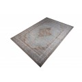 Orientální šedě-hnědý vzorovaný koberec Caubbar II s vintage efektem 350cm
