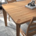 Luxusní nadčasový jídelní stůl z masivního dřeva 160cm