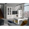 Luxusní TV stolek Veneto z masivu s poličkami a zásuvkami 140cm