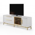 Luxusní moderní TV stolek Estoril se zásuvkami a dvířky 193cm