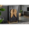 Art-deco šatní skříň Seraphic s andělskými křídly z masivního dřeva 140cm