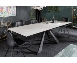 Designový rozkládací jídelní stůl Laguna mramorový vzhled 180 / 230cm