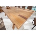 Industriální jídelní stůl Roseville z masivního dřeva 200cm