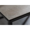 Industriální konferenční stolek Collabor s keramickou deskou s betonovým vzhledem 100cm