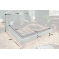 Designová čalouněná manželská postel Taxil Mode s potahem v zelené barvě 160x200cm