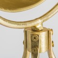 Art-deco zlatá stojací lampa Lure na třech nožičkách 165cm