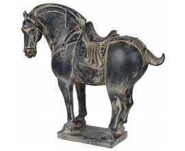 Designová dekorační soška koně v rustikálním stylu 30cm