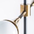 Art-deco luxusní lustr Tayla v zlato-černém provedení 88cm
