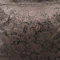 Stylový měděno-černý polštář s ornamentálním vzorem Paisley 40cm