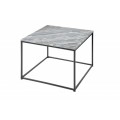 Art-deco designový konferenční stolek Elements Gris z leštěného mramoru 50cm